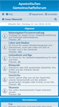Mobile Screenshot of forum.apostolisch.de